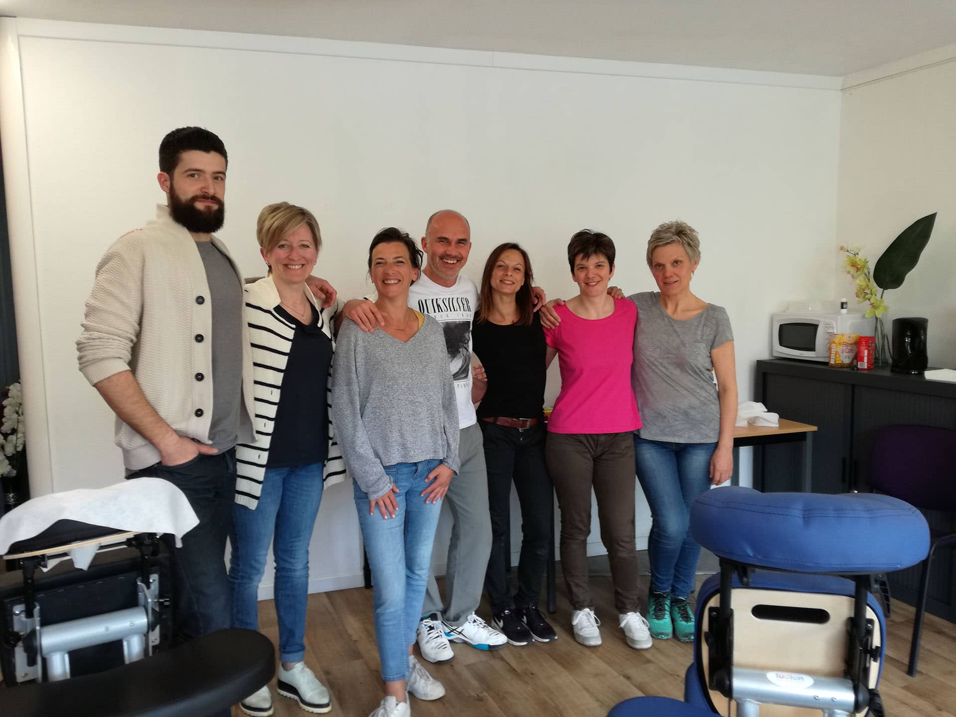 Groupe formation au Massage Bordeaux Lille et Dax